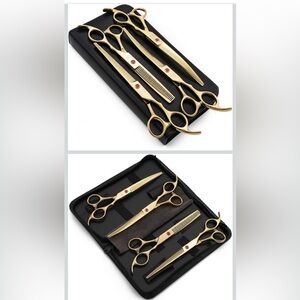 Professional Dog Grooming Scissors 4 piece Stainless Steel